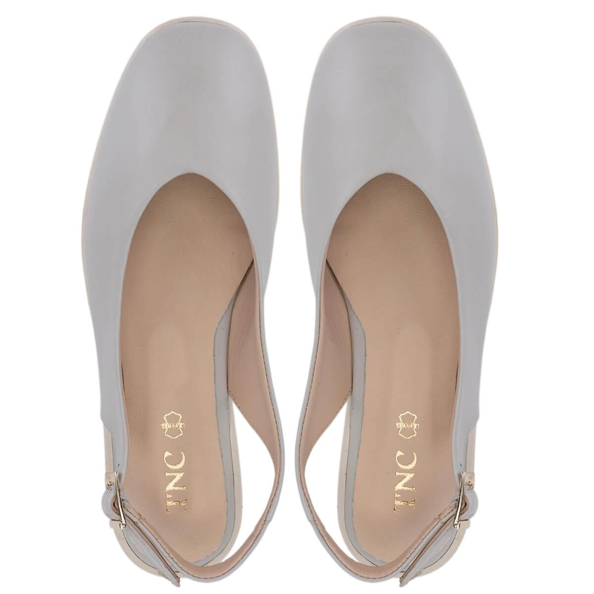 Tamer Tanca Kadın Hakiki Deri Bej Babet Ayakkabı