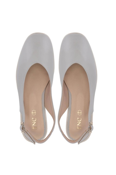  Tamer Tanca Kadın Hakiki Deri Bej Babet Ayakkabı