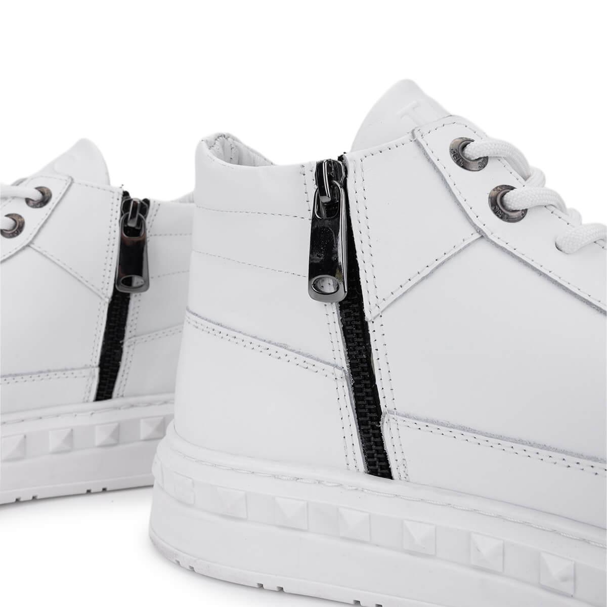 Tamer Tanca Erkek Hakiki Deri Beyaz Sneakers & Spor Bot