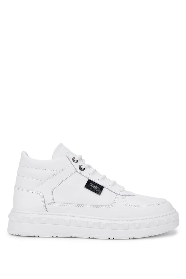  Tamer Tanca Erkek Hakiki Deri Beyaz Sneakers & Spor Bot