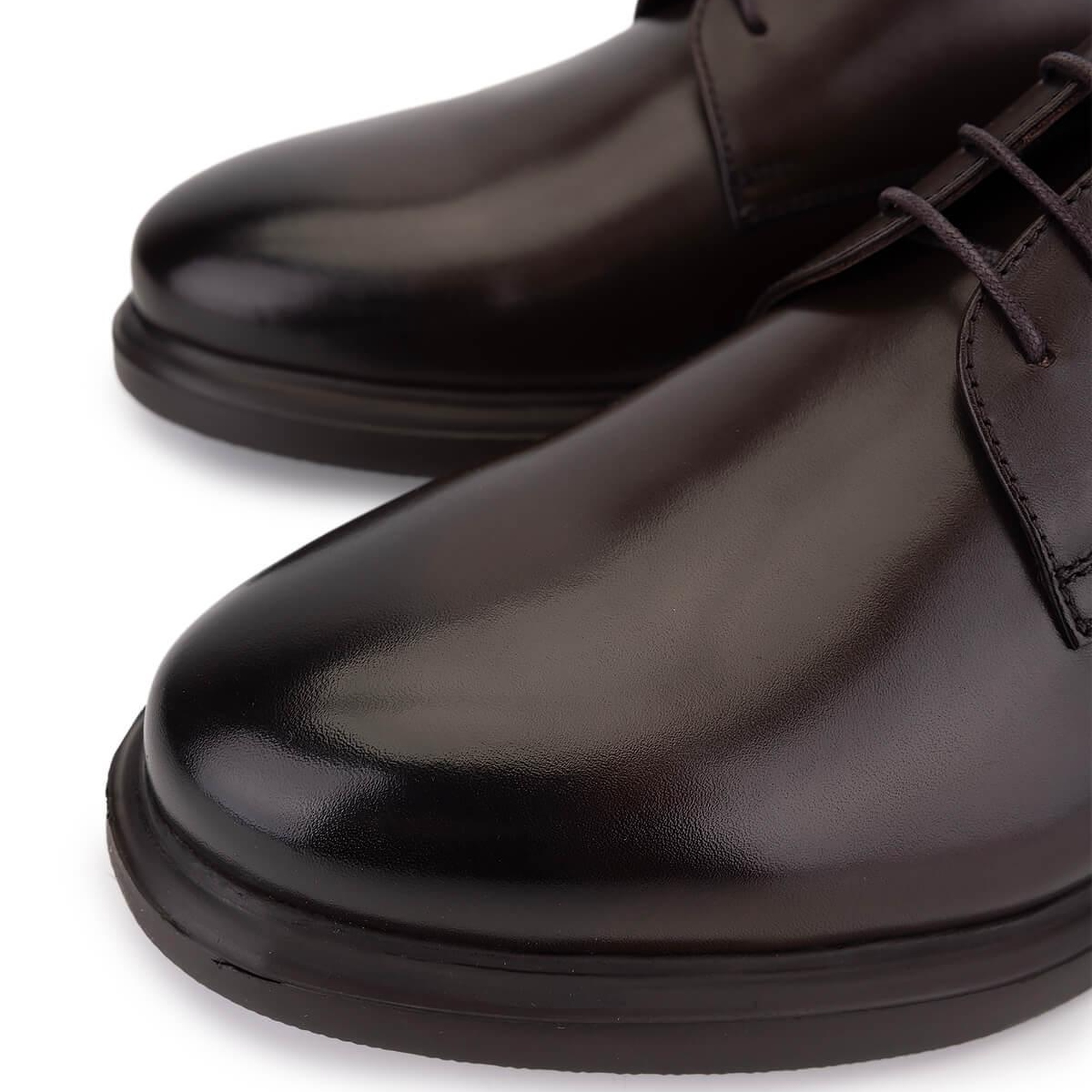 Tamer Tanca Erkek Hakiki Deri Kahverengi Klasik Ayakkabı