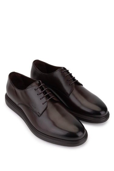  Tamer Tanca Erkek Hakiki Deri Kahverengi Klasik Ayakkabı