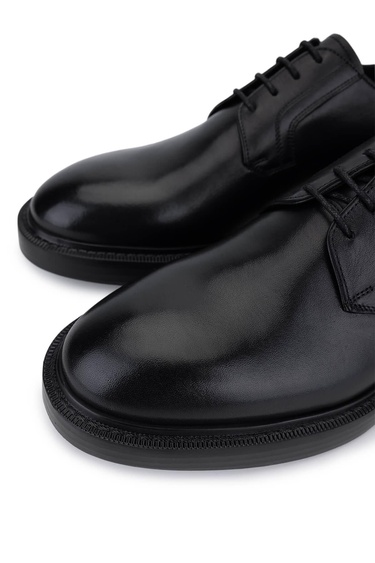  Tamer Tanca Erkek Hakiki Deri Siyah Deri Klasik Ayakkabı