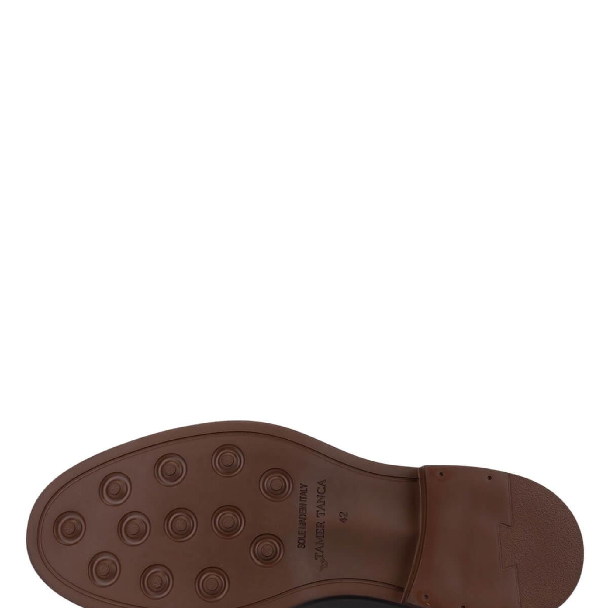 Tamer Tanca Erkek Hakiki Deri Kahverengi Klasik Ayakkabı