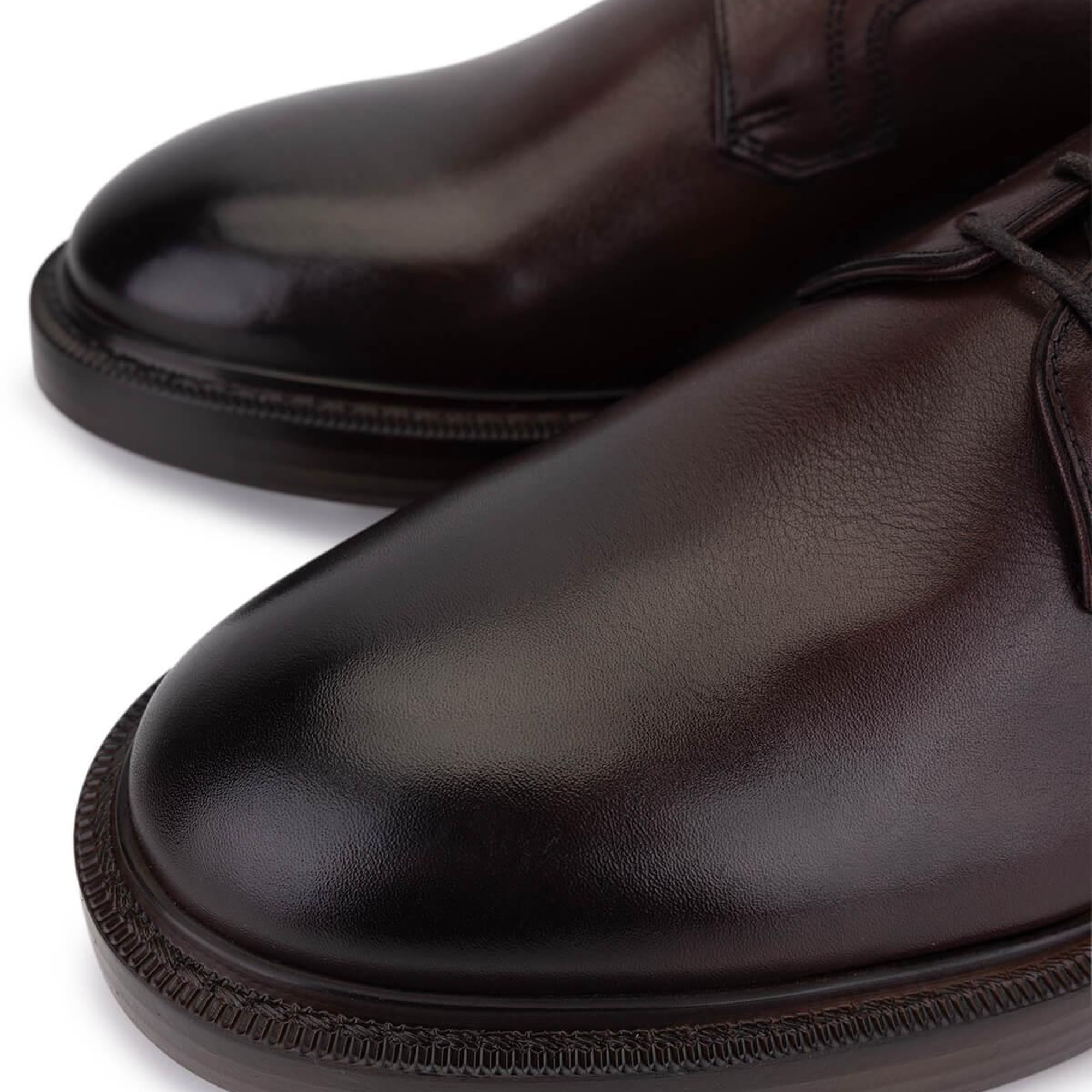 Tamer Tanca Erkek Hakiki Deri Kahverengi Klasik Ayakkabı