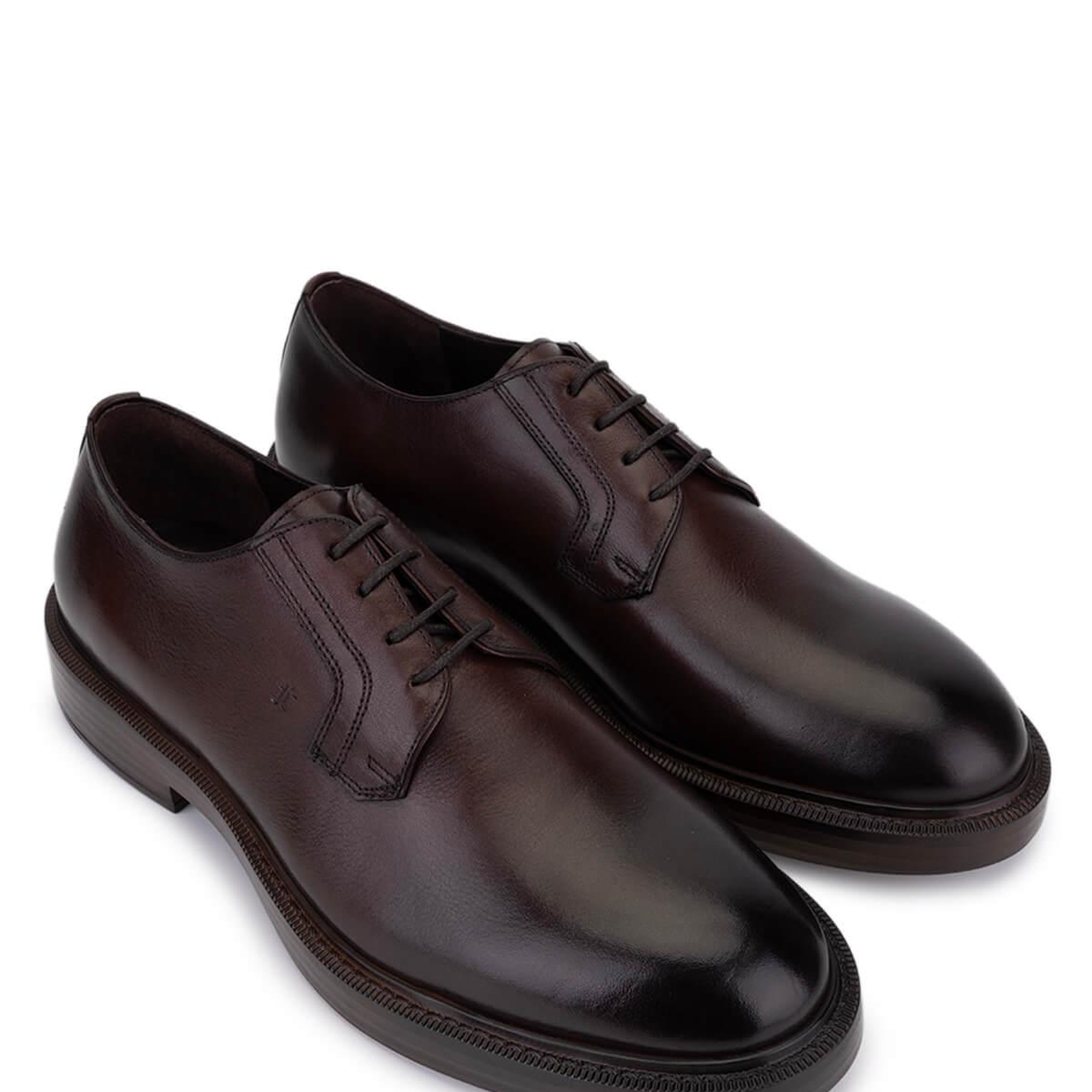 Tamer Tanca Erkek Hakiki Deri Kahverengi Klasik Ayakkabı