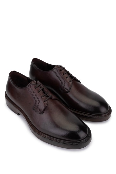  Tamer Tanca Erkek Hakiki Deri Kahverengi Klasik Ayakkabı