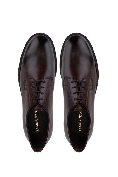  Tamer Tanca Erkek Hakiki Deri Kahverengi Klasik Ayakkabı