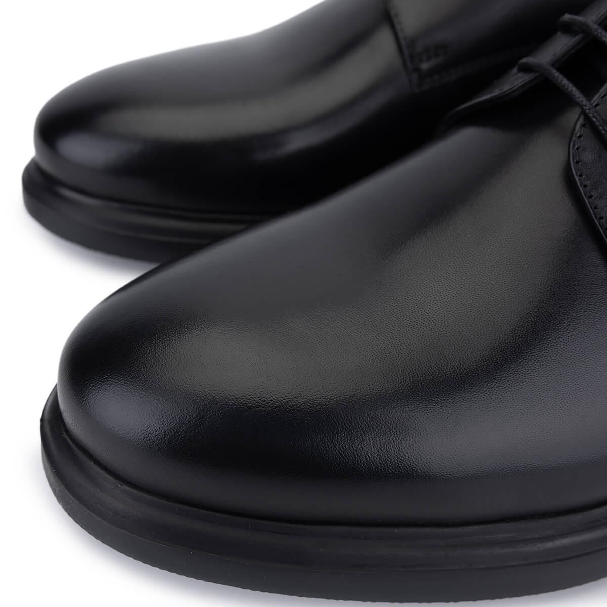 Tamer Tanca Erkek Hakiki Deri Siyah Deri Klasik Ayakkabı