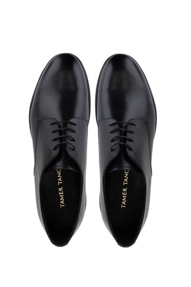  Tamer Tanca Erkek Hakiki Deri Siyah Deri Klasik Ayakkabı