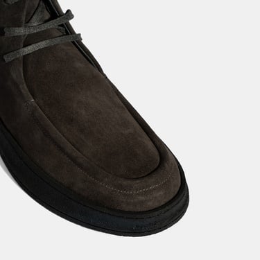  Erkek Füme Bağcıklı Süet Deri Bot