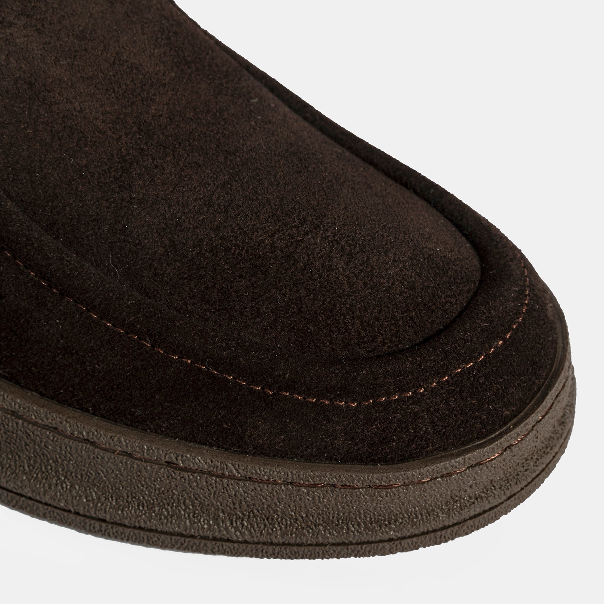 Erkek Kahve Bağcıklı Süet Deri Bot