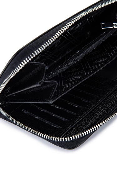  Tamer Tanca Erkek Hakiki Deri Siyah Floter El Çantası