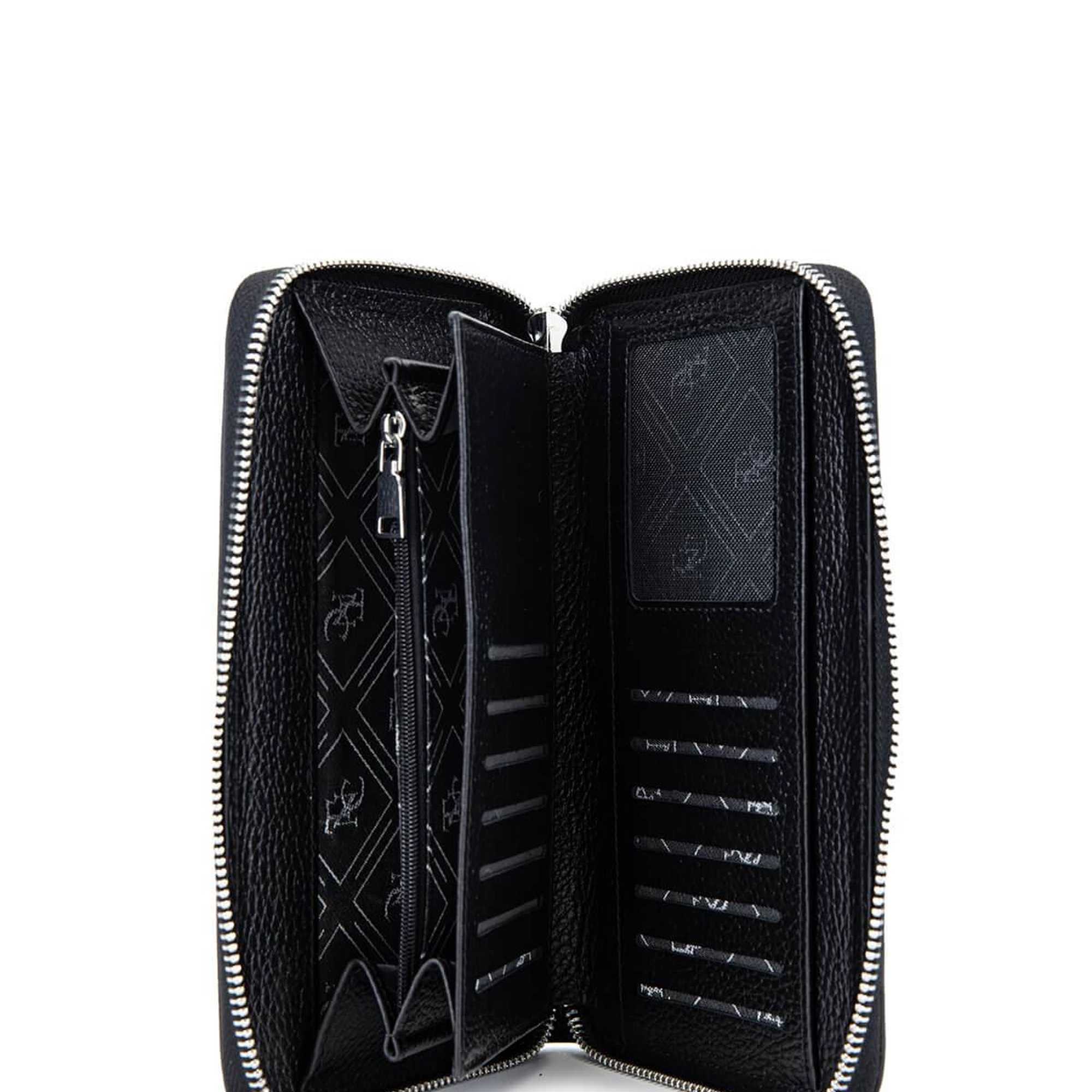 Tamer Tanca Erkek Hakiki Deri Siyah Floter El Çantası