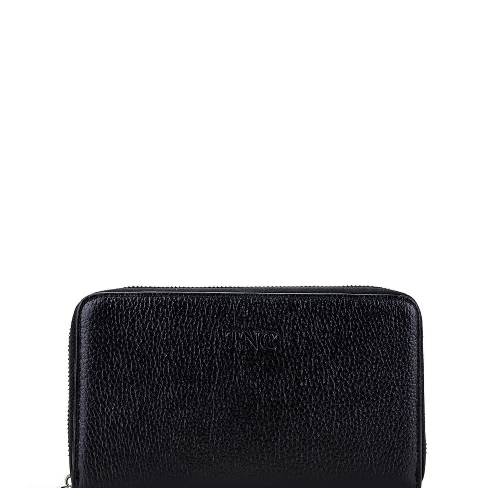 Tamer Tanca Erkek Hakiki Deri Siyah Floter El Çantası