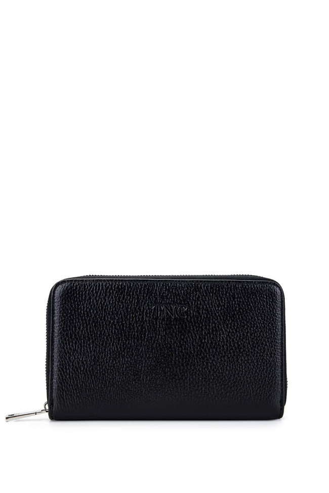  Tamer Tanca Erkek Hakiki Deri Siyah Floter El Çantası