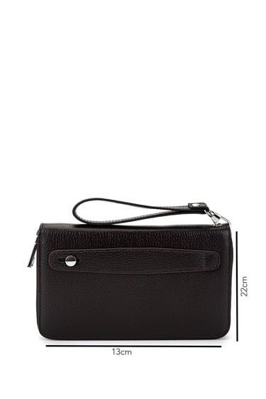  Tamer Tanca Erkek Hakiki Deri Kahverengi El Çantası