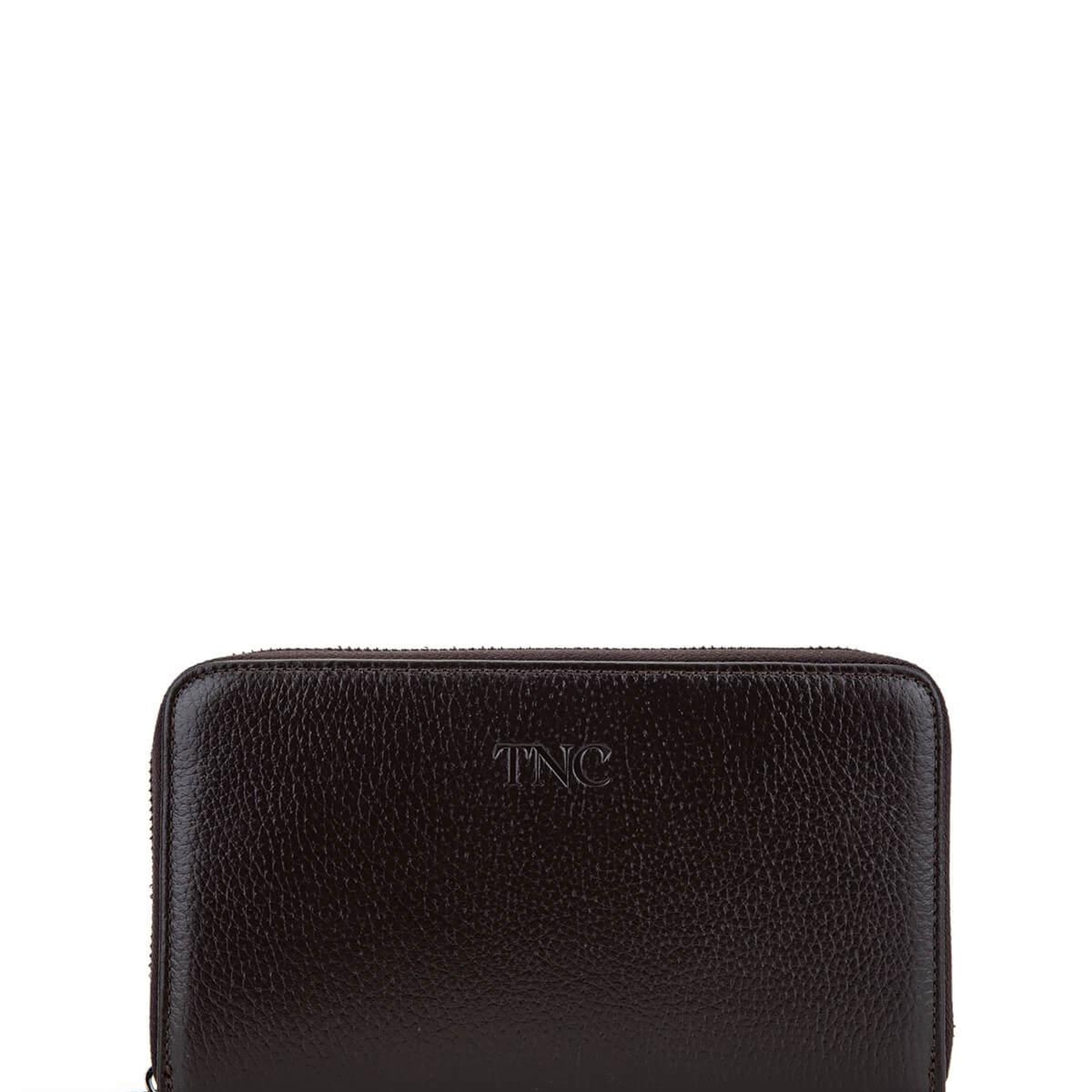 Tamer Tanca Erkek Hakiki Deri Kahverengi El Çantası