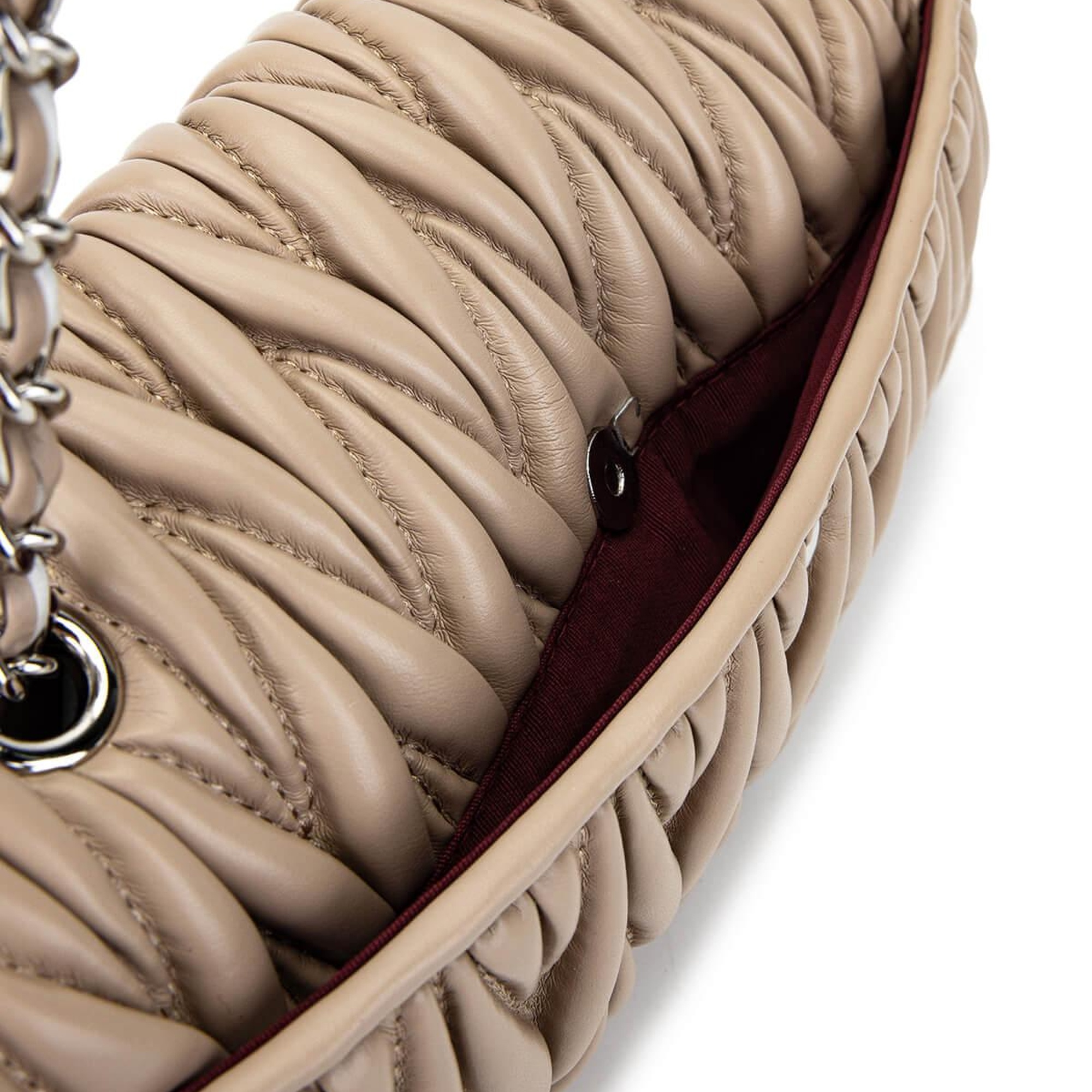 Tamer Tanca Kadın Suni Deri Taupe Omuz Çanta