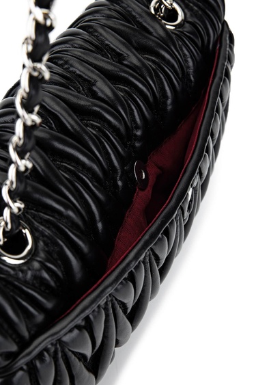  Tamer Tanca Kadın Suni Deri Siyah Omuz Çanta