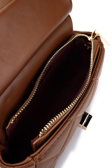  Tamer Tanca Kadın Suni Deri Camel Omuz Çanta