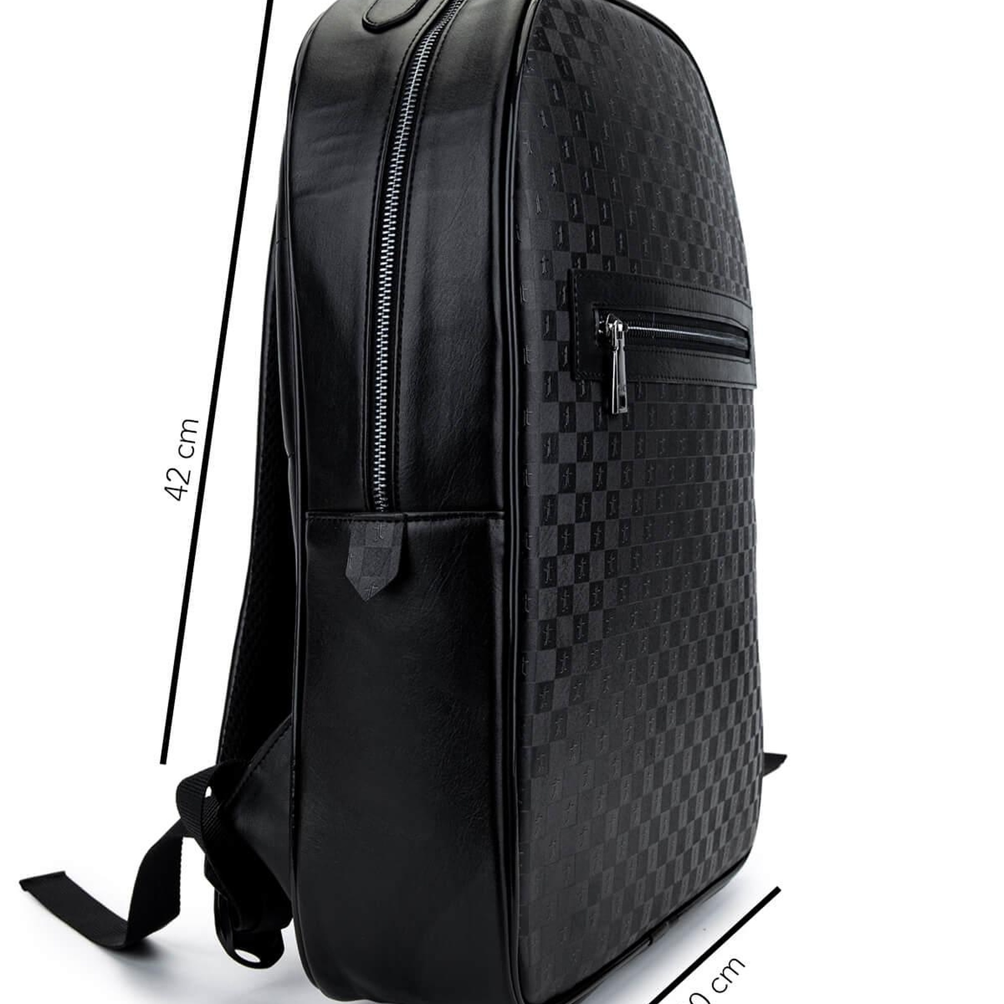 Tamer Tanca Erkek Suni Deri Siyah Sırt Çantası