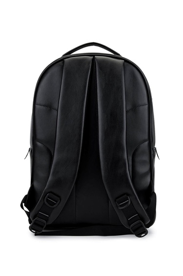  Tamer Tanca Erkek Suni Deri Siyah Sırt Çantası