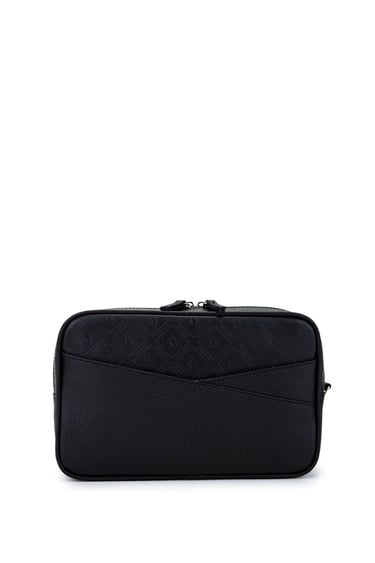  Tamer Tanca Erkek Suni Deri Siyah El Çantası