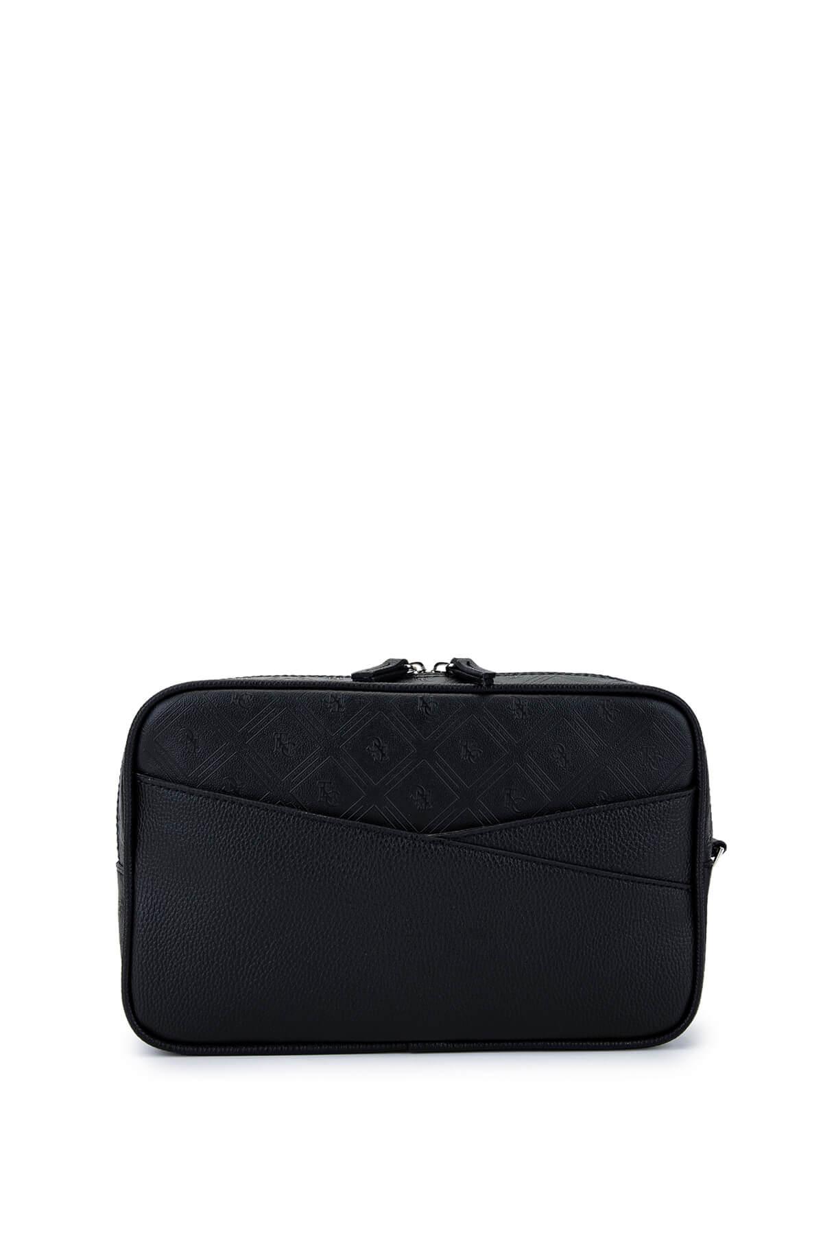  Tamer Tanca Erkek Suni Deri Siyah El Çantası