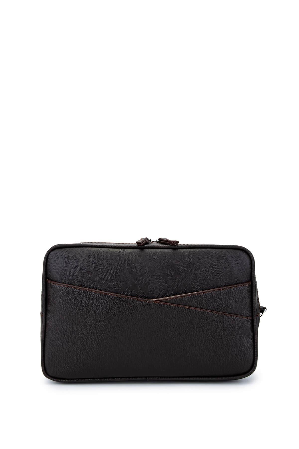  Tamer Tanca Erkek Suni Deri Kahverengi El Çantası