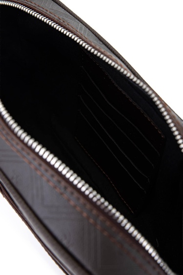  Tamer Tanca Erkek Suni Deri Kahverengi El Çantası