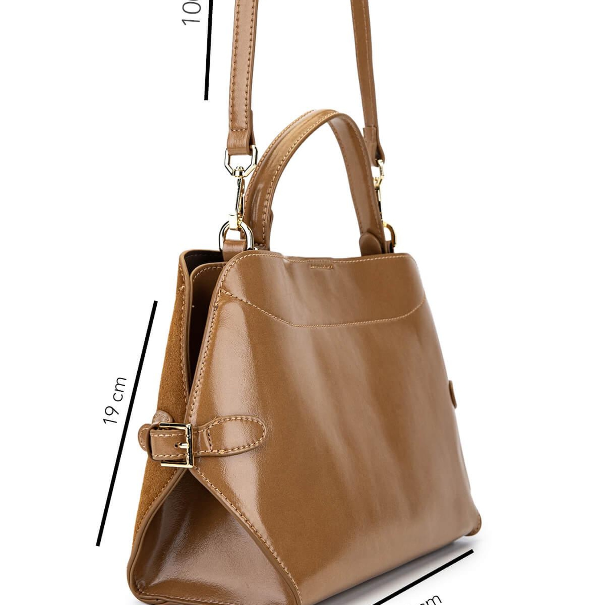 Tamer Tanca Kadın Suni Deri Taupe Omuz Çanta