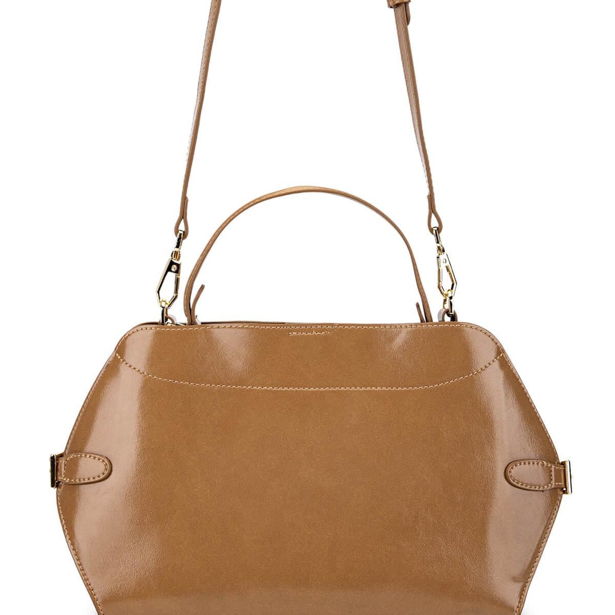 Tamer Tanca Kadın Suni Deri Taupe Omuz Çanta