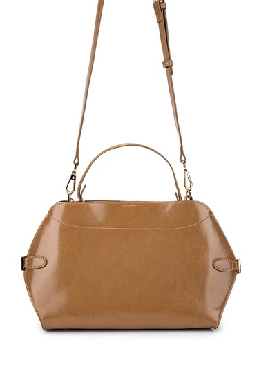  Tamer Tanca Kadın Suni Deri Taupe Omuz Çanta