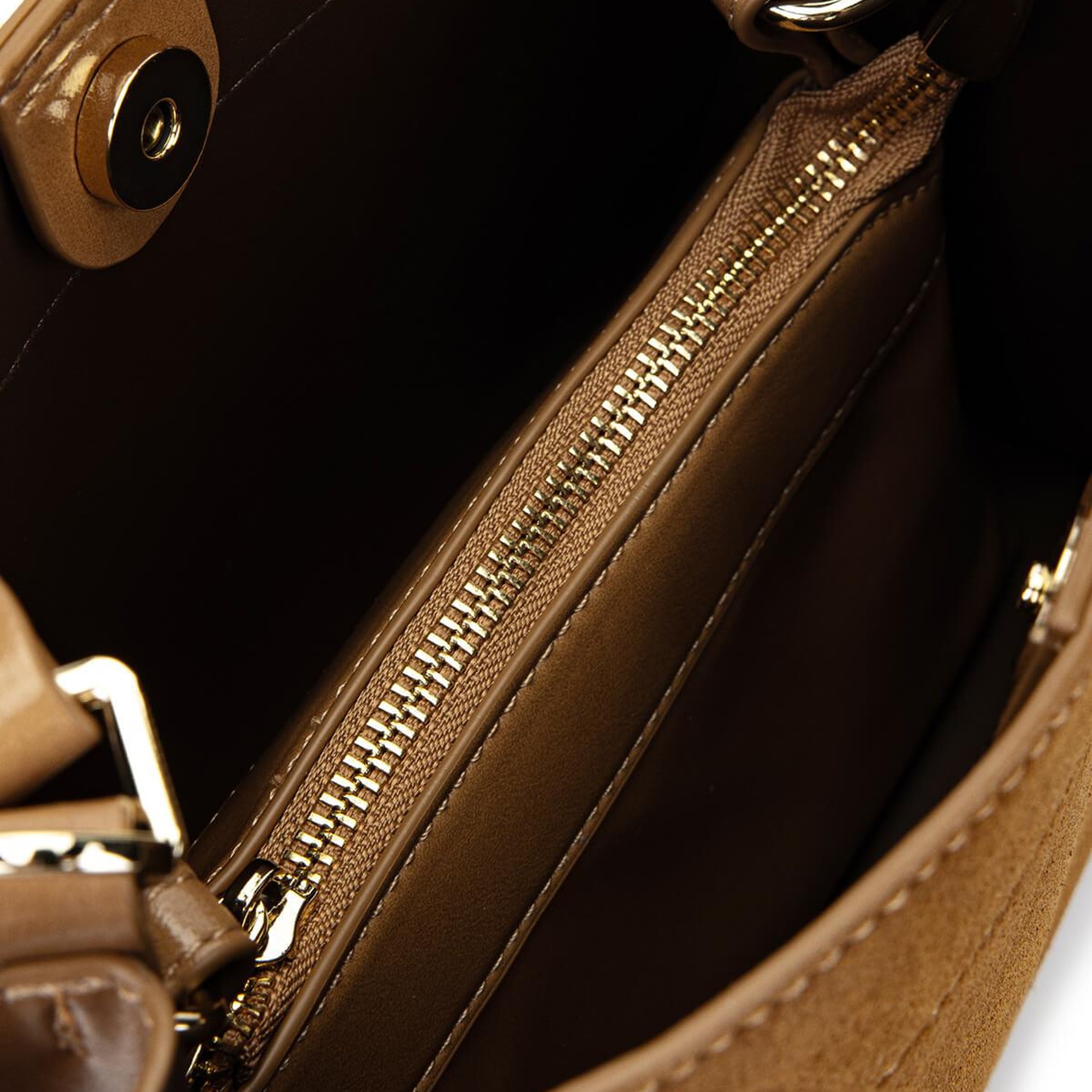 Tamer Tanca Kadın Suni Deri Taupe Omuz Çanta