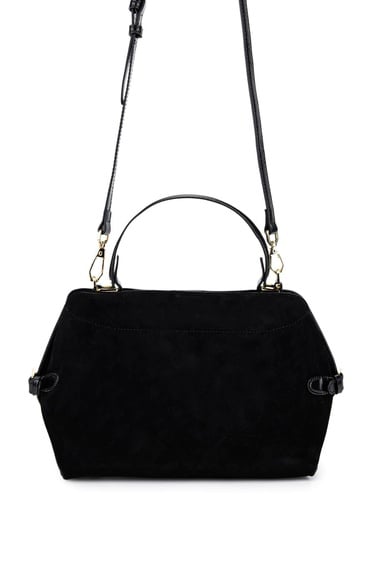  Tamer Tanca Kadın Suni Deri Siyah Omuz Çanta