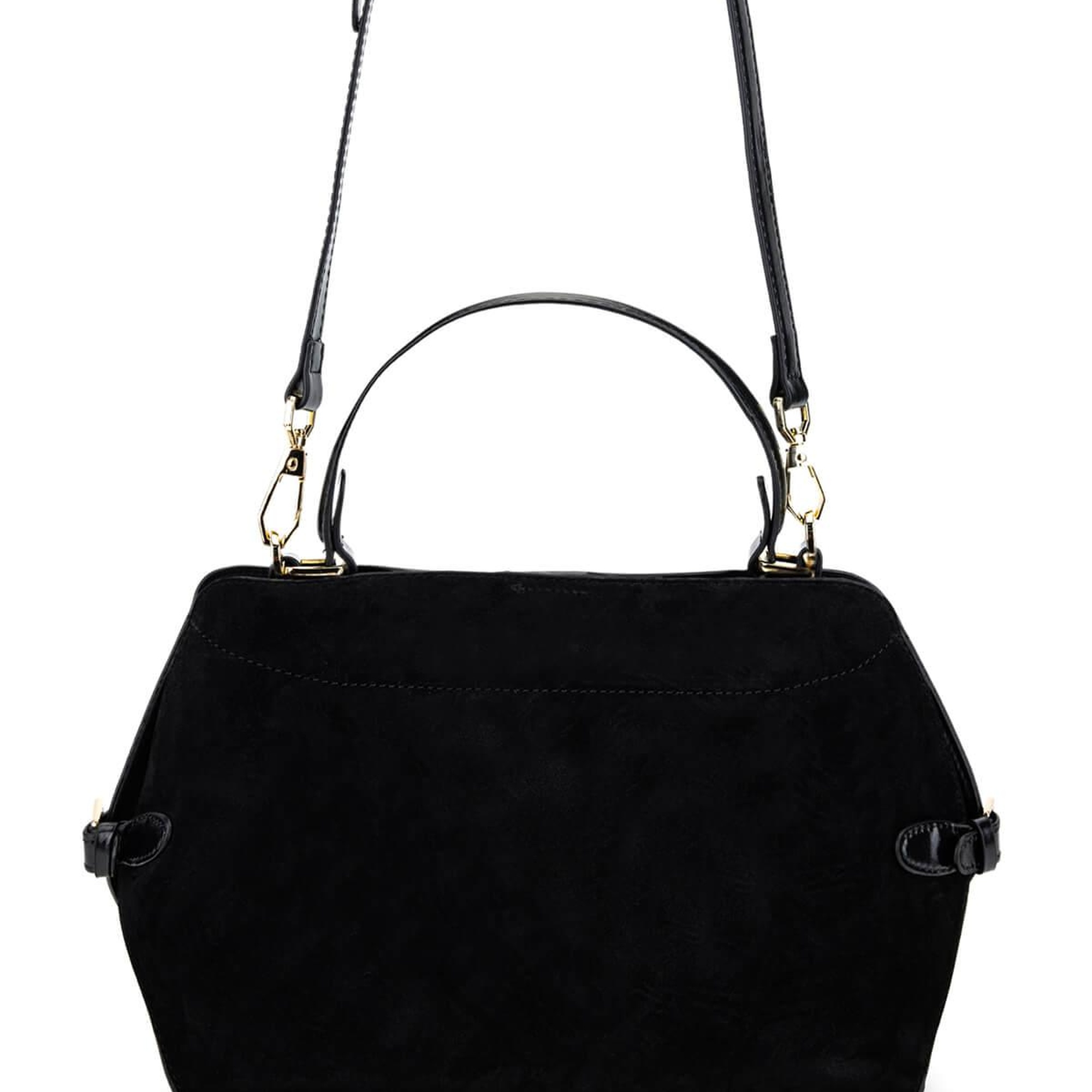 Tamer Tanca Kadın Suni Deri Siyah Omuz Çanta