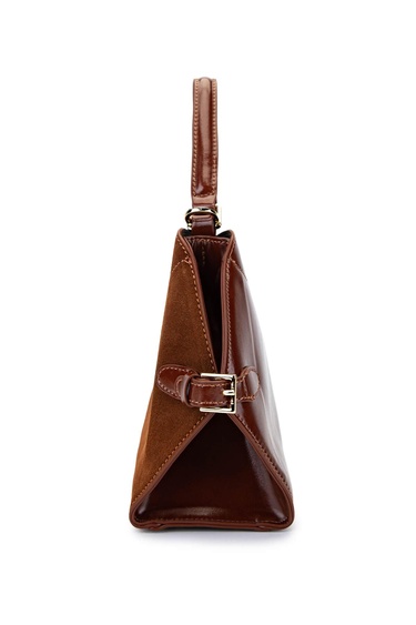  Tamer Tanca Kadın Suni Deri Camel Omuz Çanta