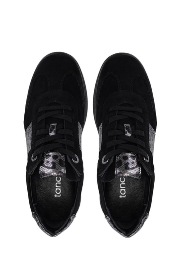  Tamer Tanca Kadın Hakiki Deri Siyah Sneakers & Spor Ayakkabı