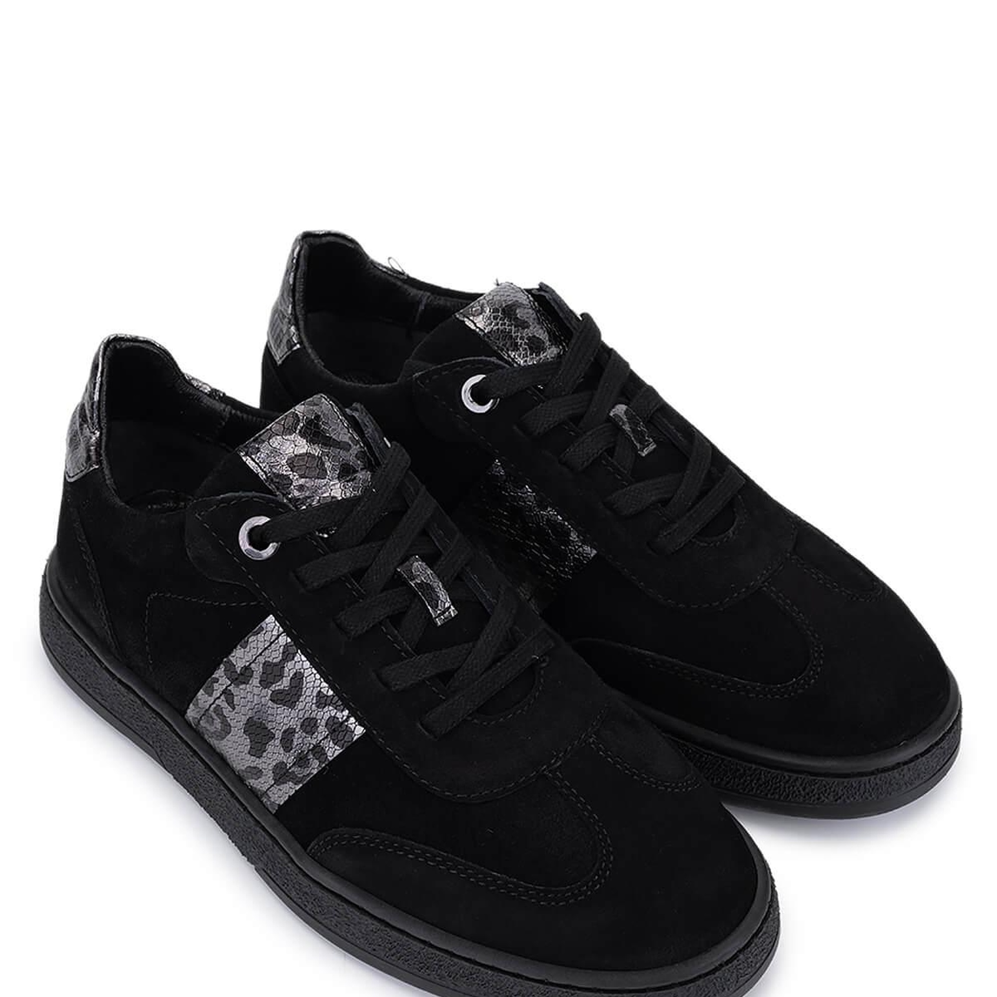 Tamer Tanca Kadın Hakiki Deri Siyah Sneakers & Spor Ayakkabı