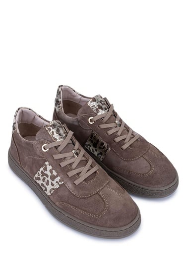  Tamer Tanca Kadın Hakiki Deri Kahverengi Sneakers & Spor Ayakkabı