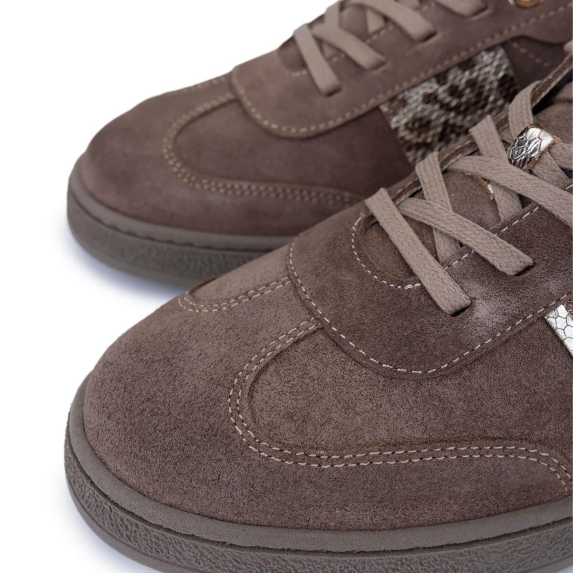 Tamer Tanca Kadın Hakiki Deri Kahverengi Sneakers & Spor Ayakkabı