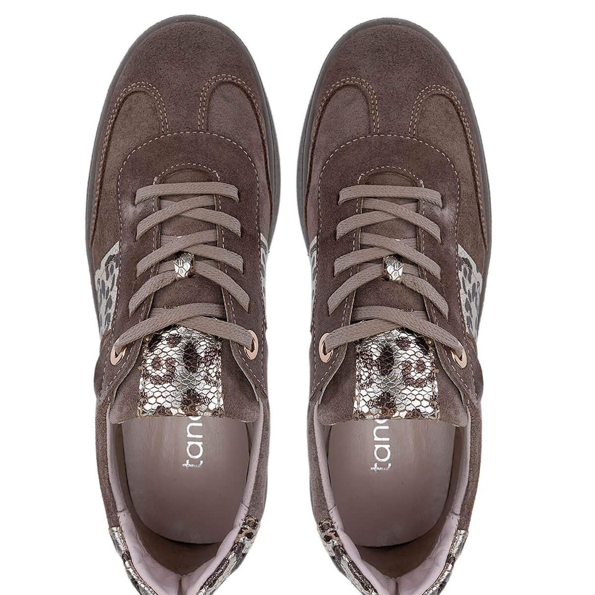 Tamer Tanca Kadın Hakiki Deri Kahverengi Sneakers & Spor Ayakkabı