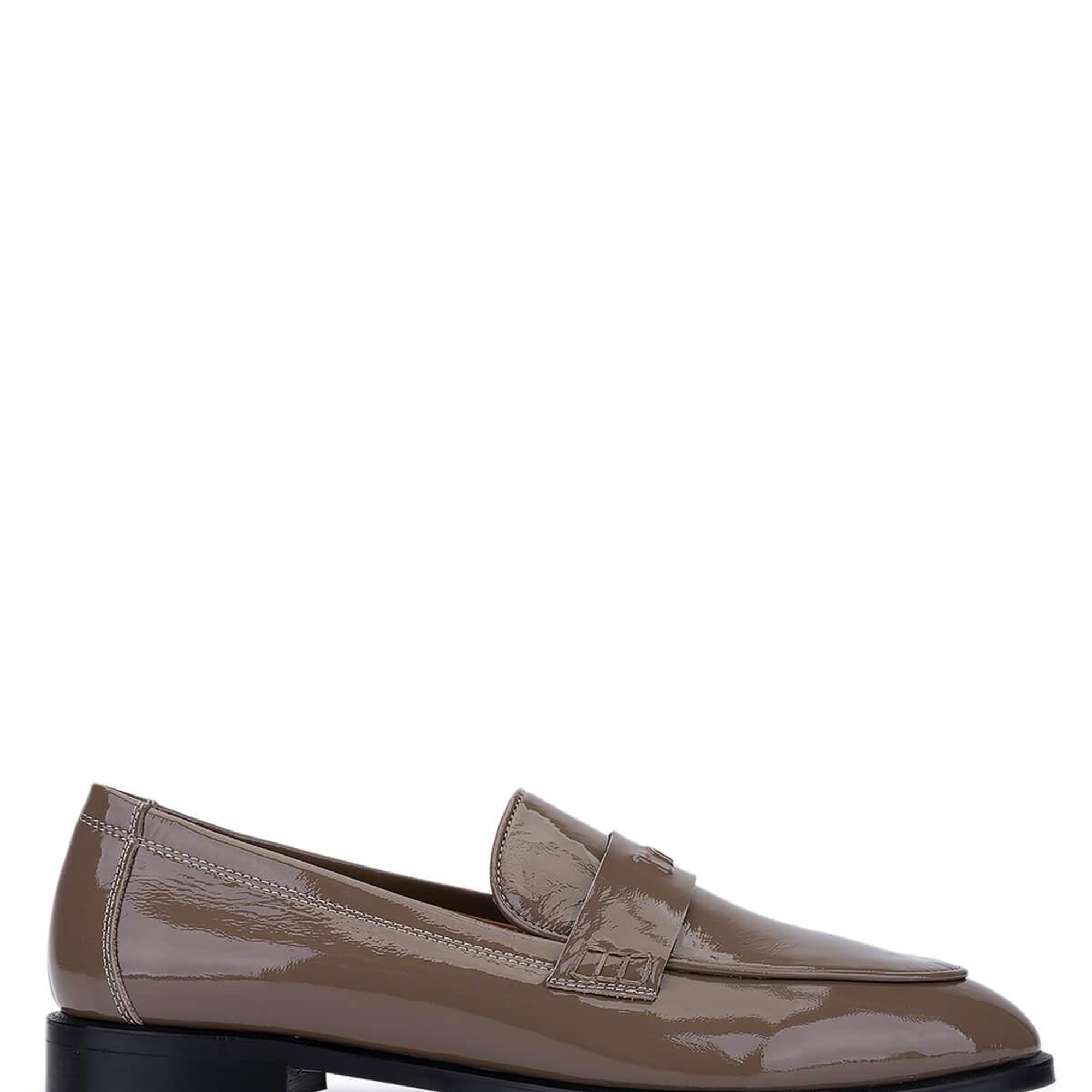 Tamer Tanca Kadın Hakiki Deri Vizon Rugan Loafer Ayakkabı