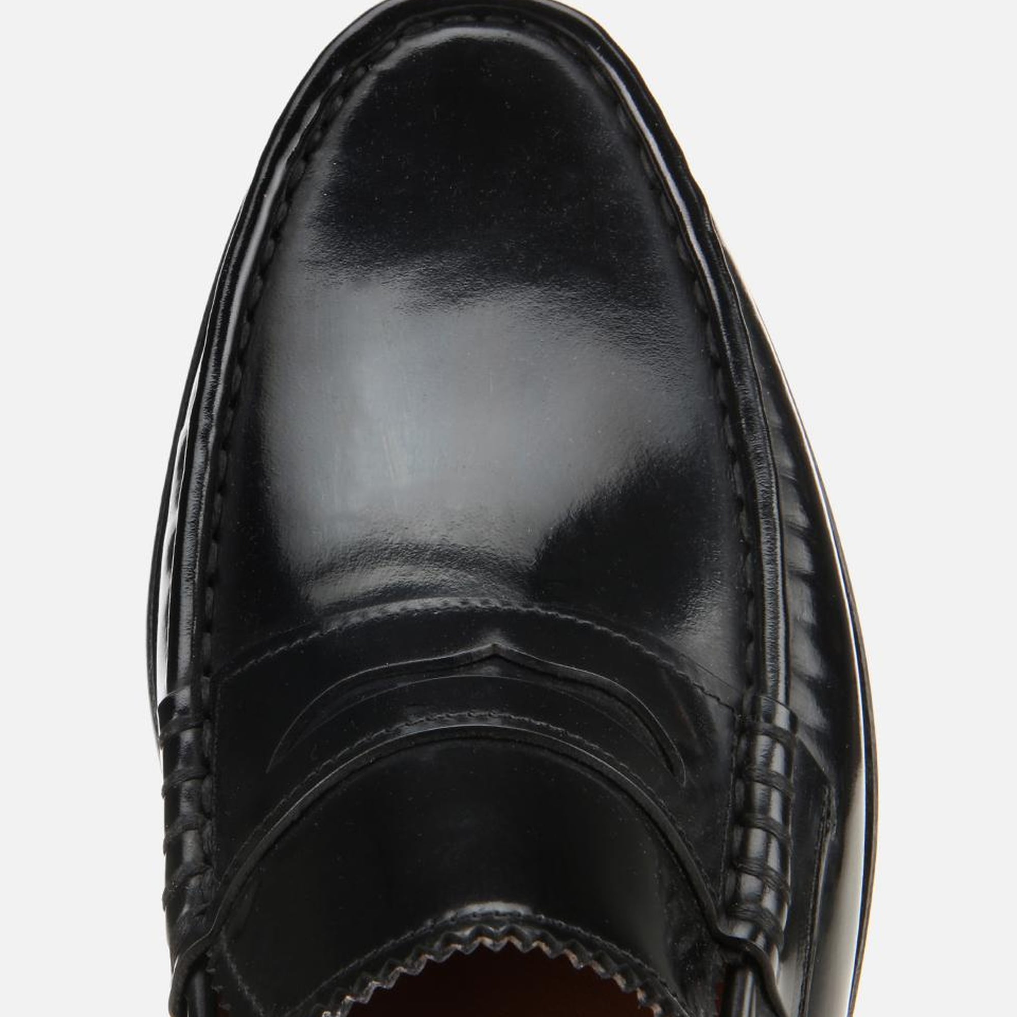 Erkek Açma Deri Siyah Klasik Loafer