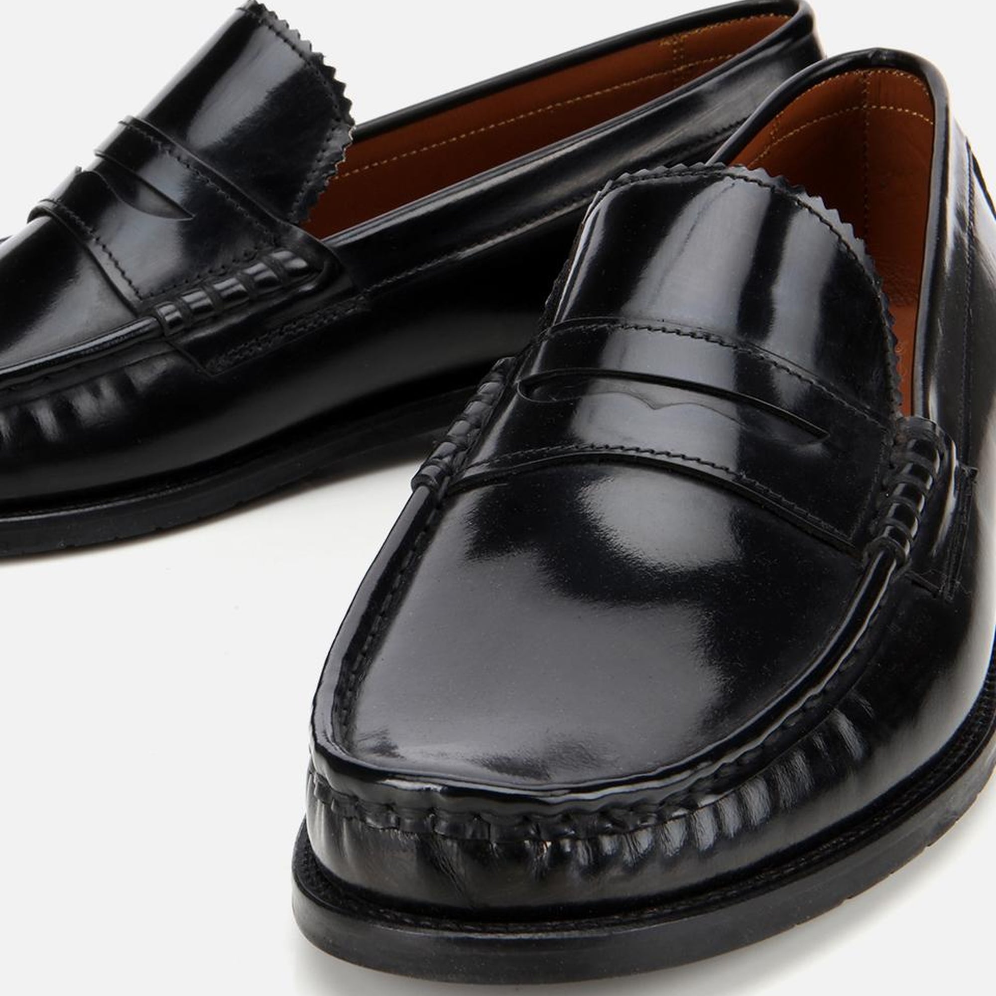 Erkek Açma Deri Siyah Klasik Loafer