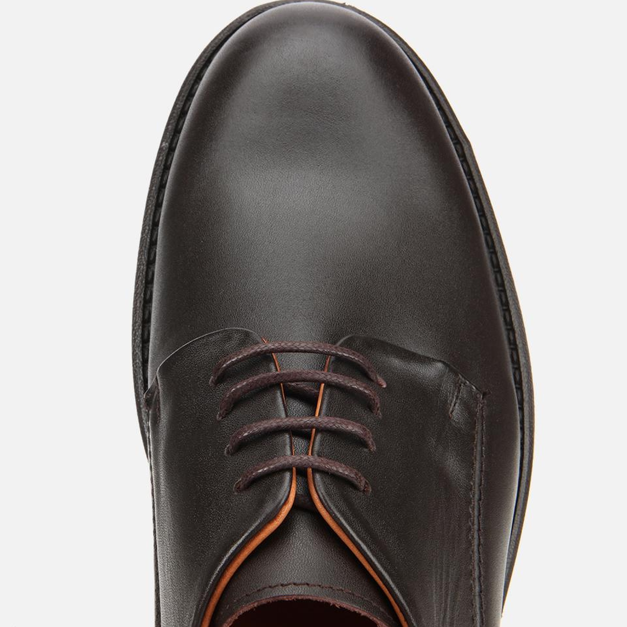 Erkek Deri Kahverengi Rahat Tabanlı Klasik Ayakkabı