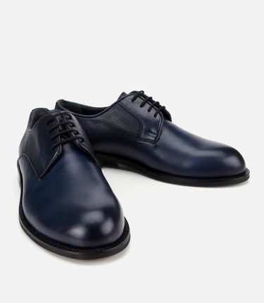  Erkek Deri Lacivert Klasik Ayakkabı
