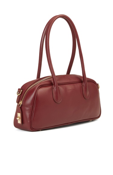  George Hogg Kadın Bordo Deri Çanta