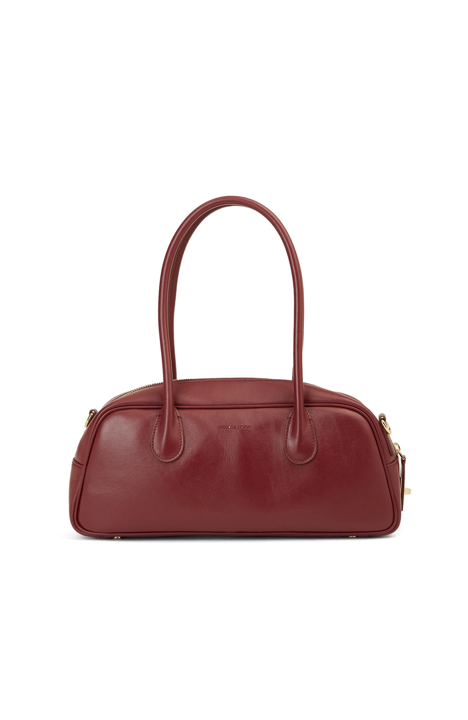  George Hogg Kadın Bordo Deri Çanta